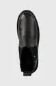 μαύρο Δερμάτινες μπότες τσέλσι Karl Lagerfeld KOMBAT KC