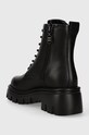 Cipők Karl Lagerfeld bőr csizma KOMBAT KC KL45350.000 fekete