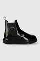 Шкіряні черевики Karl Lagerfeld KAPRI KC віденський чорний KL62540S.1BP