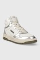 Karl Lagerfeld sneakersy skórzane KREW KC KL63050.01S srebrny AW23