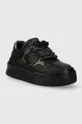 Δερμάτινα αθλητικά παπούτσια Karl Lagerfeld KREW MAX KC μαύρο