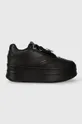 μαύρο Δερμάτινα αθλητικά παπούτσια Karl Lagerfeld KOBO III KC Γυναικεία