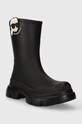 Karl Lagerfeld cizme TREKKA RAIN NFT KL43567.V00 negru AW23