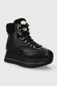 Δερμάτινα παπούτσια Karl Lagerfeld VELOCITA MAX KC μαύρο