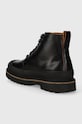 Boty Kožené kotníkové boty Birkenstock 1025214 černá