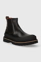 Кожаные полусапожки Birkenstock 1025218 чёрный AA00