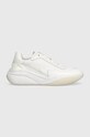 Кроссовки Calvin Klein CLOUD WEDGE LACE UP имитация натуральной кожи белый HW0HW01647