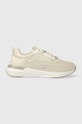 Tenisky Calvin Klein FLEXI RUNNER LACE UP - EPI MONO imitácia kože béžová HW0HW01662