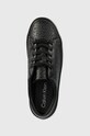 Calvin Klein sneakersy FLATFORM CUPSOLE LACE UP-EPI MN czarny HW0HW01670