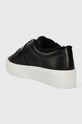 Взуття Шкіряні кросівки Calvin Klein FLATFORM CUPSOLE LACE UP W/HW WL HW0HW01671 чорний