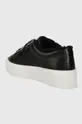 Calvin Klein sneakersy skórzane FLATFORM CUPSOLE LACE UP W/HW WL Cholewka: Skóra naturalna, Wnętrze: Materiał tekstylny, Podeszwa: Materiał syntetyczny