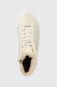 Calvin Klein trampki VULC HIGH TOP - EPI MONO WL beżowy HW0HW01675