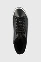 Πάνινα παπούτσια Calvin Klein VULC HIGH TOP - EPI MONO WL μαύρο HW0HW01675