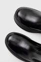 Calvin Klein sztyblety skórzane PITCHED CHELSEA BOOT czarny HW0HW01686