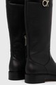 Calvin Klein csizma RUBBER SOLE KNEE BOOT W/HW HW0HW01689 fekete AW23