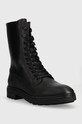 Μποτάκια εργασίας Calvin Klein CLEAT COMBAT BOOT - EPI MONO MIX HW0HW01713 μαύρο AW23