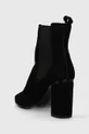 Semišové topánky Calvin Klein CUP HEEL CHELSEA BOOT 80-SUE Zvršok: Semišová koža Vnútro: Textil, Prírodná koža Podrážka: Syntetická látka