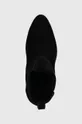 чорний Замшеві черевики Calvin Klein CUP HEEL CHELSEA BOOT 80-SUE