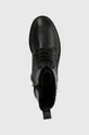 czarny Calvin Klein workery RUBBER SOLE COMBAT BOOT W/HW