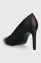Obuwie Calvin Klein szpilki ESS STILETTO PUMP 90 - EPI MN MX HW0HW01737 czarny