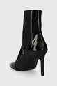 Обувь Кожаные полусапоги Calvin Klein GEO STILETTO CHELSEA BOOT 90-PAT HW0HW01809 чёрный