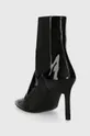 Δερμάτινες μπότες τσέλσι Calvin Klein GEO STILETTO CHELSEA BOOT 90-PAT Πάνω μέρος: Λουστρίνι Εσωτερικό: Συνθετικό ύφασμα, Φυσικό δέρμα Σόλα: Συνθετικό ύφασμα