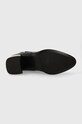 Kožené topánky chelsea Calvin Klein ALMOND CHELSEA BOOT W/HW 55 HW0HW01814 čierna