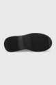Calvin Klein mocasini de piele PITCHED LOAFER W/HW HW0HW01817 negru
