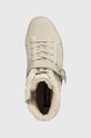 Calvin Klein sneakersy zamszowe FLTFRM CUPSOLE HT W/HW SUE WL beżowy HW0HW01819