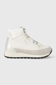 Sneakers boty Pepe Jeans DEAN MOLL imitace kůže bílá PLS31533