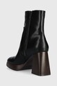 Încălțăminte Pepe Jeans botine ABBA WOOD PLS50494 negru