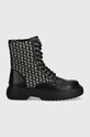 Pepe Jeans bocanci YOKO JACQUARD cu snur negru PLS50505