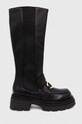 Twinset stivali non isolato nero 232TCT068.00006
