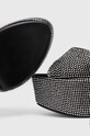 Kat Maconie sandale din piele intoarsa Danu DANU.BLACK.DIAMOND argintiu
