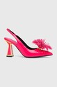 Δερμάτινες γόβες Kat Maconie Shani άνω των 8 εκ ροζ SHANI.LUMINOUS.PINK