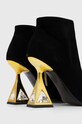Obuwie Kat Maconie botki zamszowe Sofi SOFI.BLACK.GOLD czarny