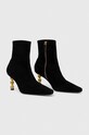 Σουέτ μπότες Kat Maconie Tess TESS.BLACK.GOLD μαύρο AW23