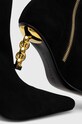 Kat Maconie botki zamszowe Tess TESS.BLACK.GOLD czarny