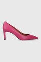 Шкіряні туфлі BOSS Janet Pump 70-N 5-8 см рожевий 50498836.674