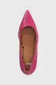 рожевий Шкіряні туфлі BOSS Janet Pump 70-N