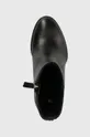 čierna Kožené členkové topánky BOSS Nilufar