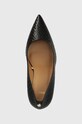 BOSS szpilki skórzane Janet Pump 90 czarny 50504608.001