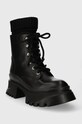 Miss Sixty workery skórzane 6T3QJ8750000 czarny AW23