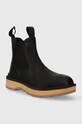 Sorel ghete chelsea de piele HI LINE CHELSEA 2009101010 negru AW23