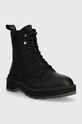 Sorel cizme de piele HI LINE LACE 2009111010 negru AW23