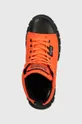 arancione Palladium scarpe da ginnastica REVOLT BOOT OVERCUSH
