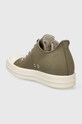 Shoes Rick Owens plimsolls DS02C5802.DO green