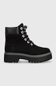 Workers σουέτ Timberland Stone Street 6in WP δέρμα σαμουά μαύρο TB0A5RH50151