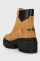 Usnjeni gležnarji Timberland Everleigh Boot Front Zip Zunanjost: Tekstilni material, Naravno usnje Notranjost: Tekstilni material Podplat: Sintetični material