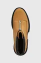 коричневый Кожаные полусапожки Timberland Everleigh Boot Front Zip